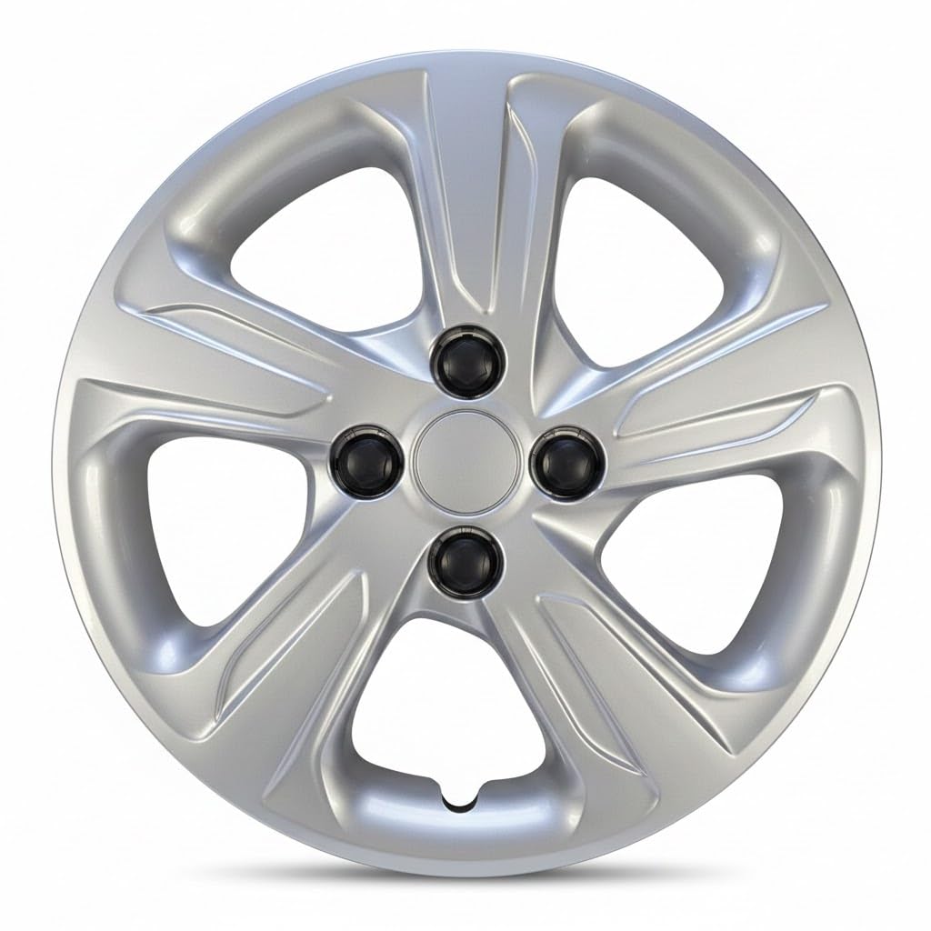 15" Silver Wheel Cover Hubcap Replica for 2019-2022 Chevrolet Spark LS (1-Piece) # 558-15S