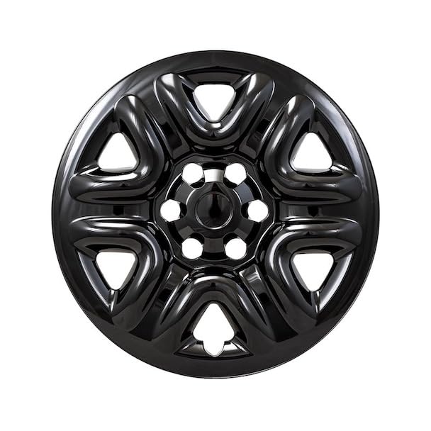 Gloss Black Wheel Skins, 18 Inch Hub Caps for Toyota Tundra SR 2022-2025, ABS Plastic Rim Covers, (4-Piece) Set