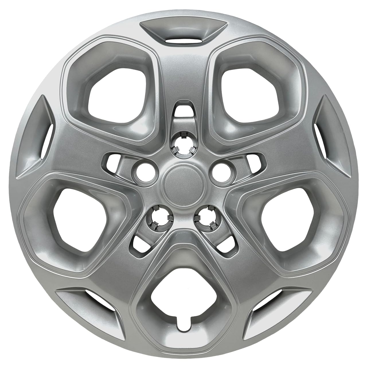 Premium Replica Hubcap, Replacement for Ford Fusion 2010-2012, 17-inch Wheel Cover (1-Piece)