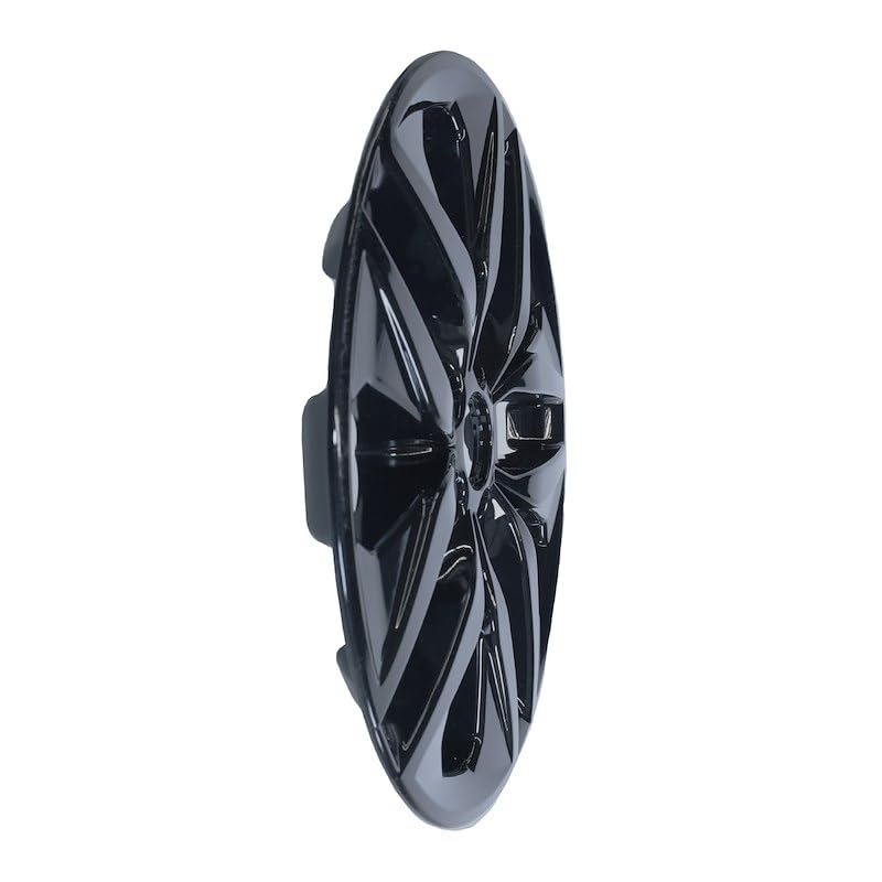 MARROW 17-Inch Gloss Black Wheel Skins, ABS Plastic Covers for 2021-2025 Toyota Sienna LE/XLE, 4-Piece Set, Snap-On Installation