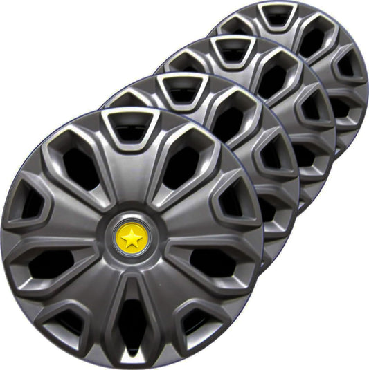 Aftermarket Hubcaps, 16-inch Wheel Cover (Set) 2015, 2016, 2017, 2018, 2019, 2020, 2021, 2022, 2023, 2024
