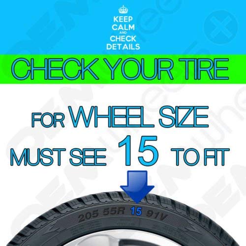 New Wheel Covers Hubcaps Fits 2017-2025 Nissan Versa; 15 Inch; 5 Double Spoke; Gloss Black; Plastic; Set of 4