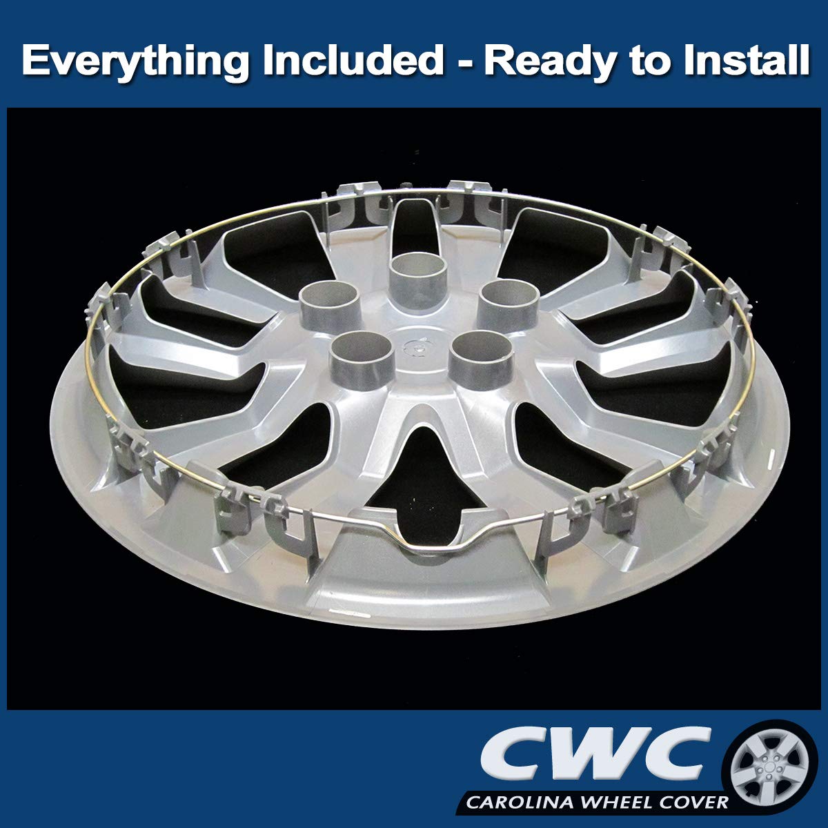 Premium Replica Hubcap, Replacement for Nissan Altima 2013-2018, 16-inch Wheel Cover (1-Piece)